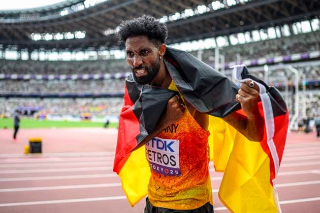 Amanal Petros GERMANY, Hannover 96, Marathon Men JPN, Leichtathletik, Athletics, World Athletics Championships Tokyo 25, Leichtathletik Weltmeisterschaften, 15 09 2025, JPN, Leichtathletik, Athletics, World Athletics Championships Tokyo 25, Leichtathletik Weltmeisterschaften, 15 09 2025, Tokyo Copyright: xJanxPapenfussx EP_JPS