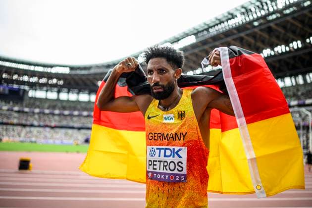 Amanal Petros GERMANY, Hannover 96, Marathon Men JPN, Leichtathletik, Athletics, World Athletics Championships Tokyo 25, Leichtathletik Weltmeisterschaften, 15 09 2025, JPN, Leichtathletik, Athletics, World Athletics Championships Tokyo 25, Leichtathletik Weltmeisterschaften, 15 09 2025, Tokyo Copyright: xJanxPapenfussx EP_JPS