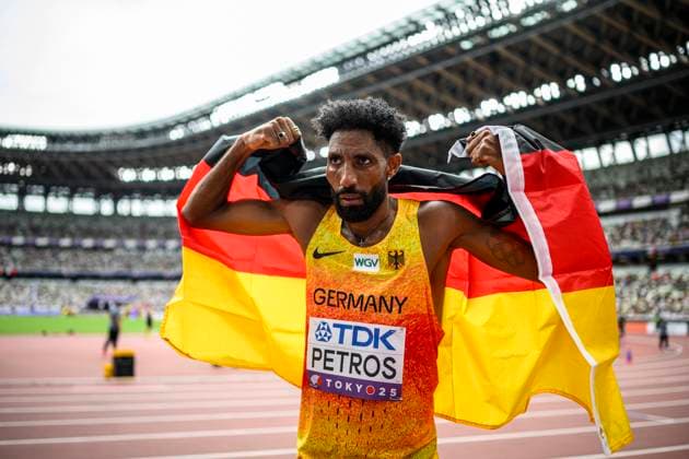 Amanal Petros GERMANY, Hannover 96, Marathon Men JPN, Leichtathletik, Athletics, World Athletics Championships Tokyo 25, Leichtathletik Weltmeisterschaften, 15 09 2025, JPN, Leichtathletik, Athletics, World Athletics Championships Tokyo 25, Leichtathletik Weltmeisterschaften, 15 09 2025, Tokyo Copyright: xJanxPapenfussx EP_JPS