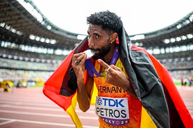Amanal Petros GERMANY, Hannover 96, Marathon Men JPN, Leichtathletik, Athletics, World Athletics Championships Tokyo 25, Leichtathletik Weltmeisterschaften, 15 09 2025, JPN, Leichtathletik, Athletics, World Athletics Championships Tokyo 25, Leichtathletik Weltmeisterschaften, 15 09 2025, Tokyo Copyright: xJanxPapenfussx EP_JPS