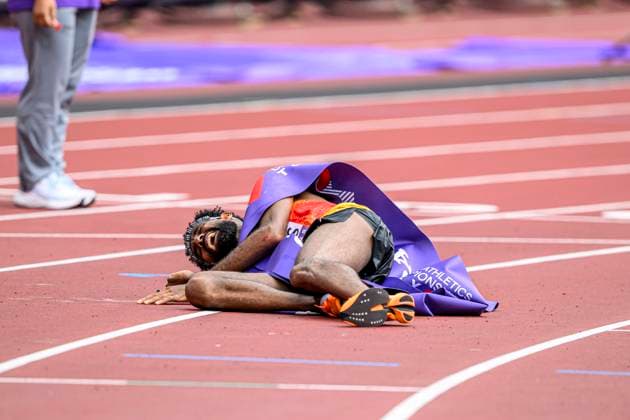 Amanal Petros GERMANY, Hannover 96, Marathon Men JPN, Leichtathletik, Athletics, World Athletics Championships Tokyo 25, Leichtathletik Weltmeisterschaften, 15 09 2025, JPN, Leichtathletik, Athletics, World Athletics Championships Tokyo 25, Leichtathletik Weltmeisterschaften, 15 09 2025, Tokyo Copyright: xJanxPapenfussx EP_JPS