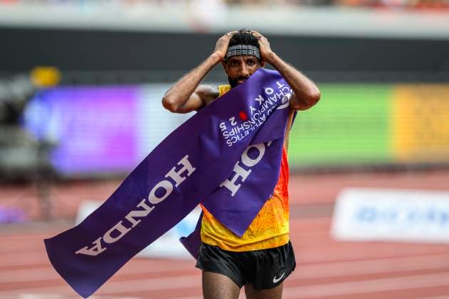 Amanal Petros GERMANY, Hannover 96, Marathon Men JPN, Leichtathletik, Athletics, World Athletics Championships Tokyo 25, Leichtathletik Weltmeisterschaften, 15 09 2025, JPN, Leichtathletik, Athletics, World Athletics Championships Tokyo 25, Leichtathletik Weltmeisterschaften, 15 09 2025, Tokyo Copyright: xJanxPapenfussx EP_JPS