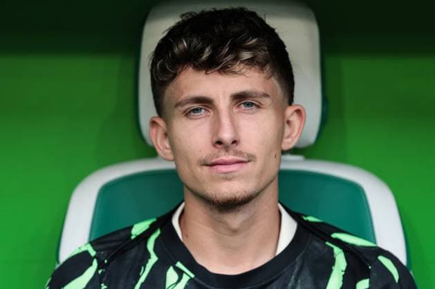 Jesper Lindström VfL Wolfsburg,19 1 Soccer Bundesliga Season 2025 2026 VfL Wolfsburg vs 1 FC Köln at the Volkswagen Arena in Wolfsburg Soccer,Germany,Man,Men,13 09 2025