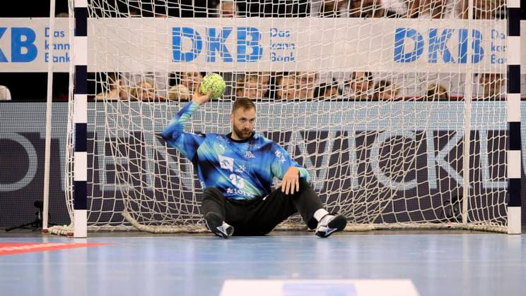Photo skeptical face of goalkeeper Andreas WOLFF Kiel Handball Men 1 Bundesliga on Wed 03 09 2025 THW Kiel HSG Wetzlar
