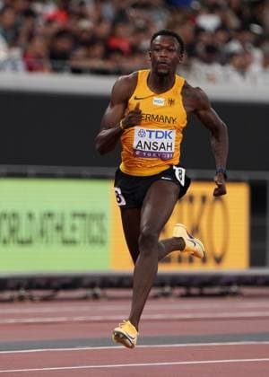 World Championships 2025 Tokyo, World Athletics, athletics, athletics, Track and Field, World athletics Championships 2025 Tokyo , World Athletics Championships 2025 Tokyo 13 09 21 09 2025, Tokyo Japan 100m Owen Ansah Germany