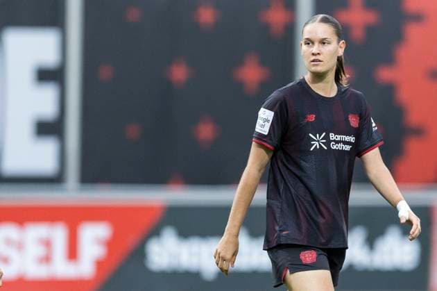 Google Pixel Women Bundesliga Bayer 04 Leverkusen Union Berlin 15 09 2025 Valentina Mädl Bayer 04 Leverkusen, 17 on matchday 2 of the Google Pixel Women Bundesliga in the match Bayer 04 Leverkusen vs Union Berlin on 15 09 2025 at Ulrich Haberland Stadion in Leverkusen Copyright: xBEAUTIFULxSPORTS Meuselx