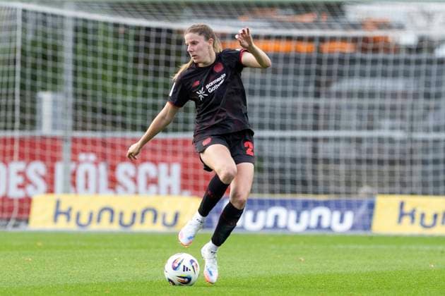 Google Pixel Women Bundesliga Bayer 04 Leverkusen Union Berlin 15 09 2025 Lilla Turanyi Bayer 04 Leverkusen, 24 on matchday 2 of the Google Pixel Women Bundesliga in the match Bayer 04 Leverkusen vs Union Berlin on 15 09 2025 at Ulrich Haberland Stadion in Leverkusen Copyright: xBEAUTIFULxSPORTS Meuselx