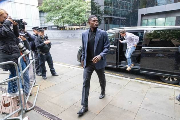 September 17, 2025, London, England, United Kingdom: Former Arsenal footballer THOMAS PARTEY Thomas Southwark Crown Court in London, where he has been charged with five counts of rape against two women, as well as a charge of sexual assault against a third woman. London United Kingdom - ZUMAs262 0834134938st Copyright: xTayfunxSalcix