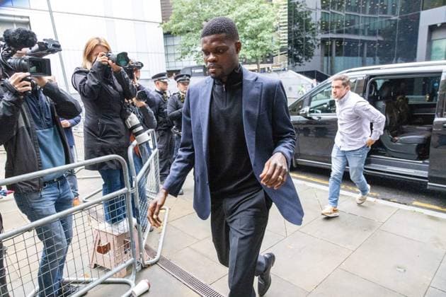 September 17, 2025, London, England, United Kingdom: Former Arsenal footballer THOMAS PARTEY Thomas Southwark Crown Court in London, where he has been charged with five counts of rape against two women, as well as a charge of sexual assault against a third woman. London United Kingdom - ZUMAs262 0834137374st Copyright: xTayfunxSalcix