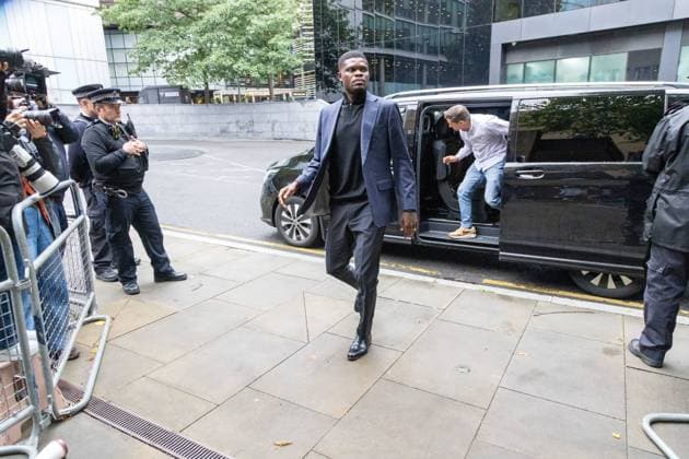 September 17, 2025, London, England, United Kingdom: Former Arsenal footballer THOMAS PARTEY Thomas Southwark Crown Court in London, where he has been charged with five counts of rape against two women, as well as a charge of sexual assault against a third woman. London United Kingdom - ZUMAs262 0834137670st Copyright: xTayfunxSalcix