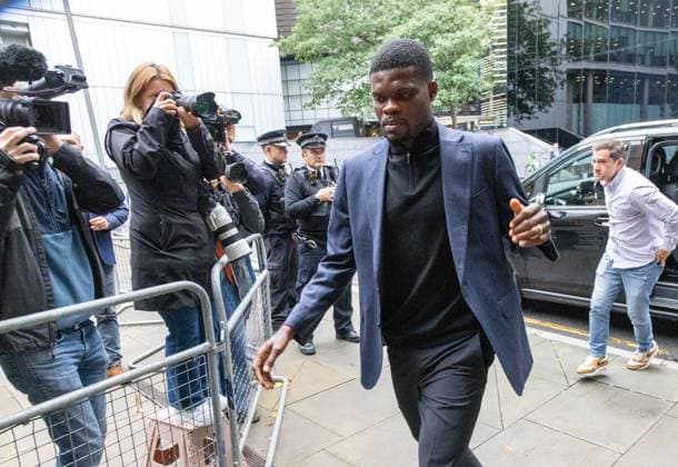 September 17, 2025, London, England, United Kingdom: Former Arsenal footballer THOMAS PARTEY Thomas Southwark Crown Court in London, where he has been charged with five counts of rape against two women, as well as a charge of sexual assault against a third woman. London United Kingdom - ZUMAs262 0834138299st Copyright: xTayfunxSalcix