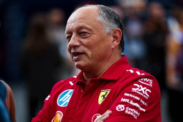 F1 - AZERBAIJAN GRAND PRIX 2025 VASSEUR FrÃ dÃ ric (fra), Team Principal & General Manager of the Scuderia Ferrari, portrait during the 2025 Formula 1 Qatar Airways Azerbaijan Grand Prix, 17th round of the 2025 FIA Formula One World Championship, WM, Weltmeisterschaft from September 19 to 21, 2025 on the Baku City Circuit, in Baku, Azerbaijan - BakuAzerbaijan  Copyright: xEricxAlonsox