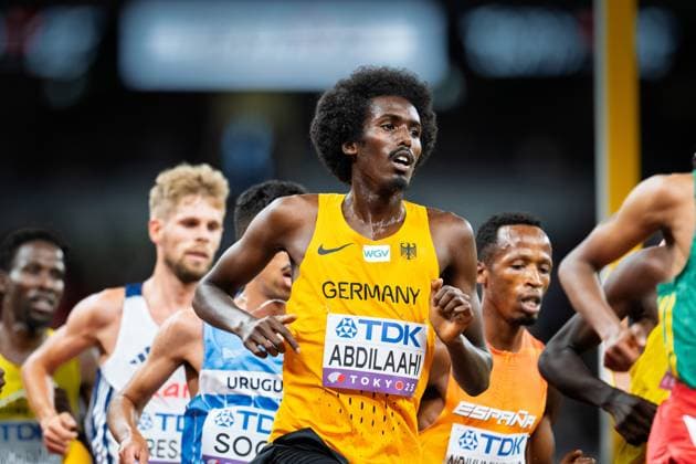 World Athletics Championships Tokyo, 19 09 2025 Mohamed Abdilaahi Germany in action in the 5000 meter run during the World Athletics Championships 2025 in Tokyo on 19 September 2025 Copyright: xBEAUTIFULxSPORTS TobiasxLacknerx