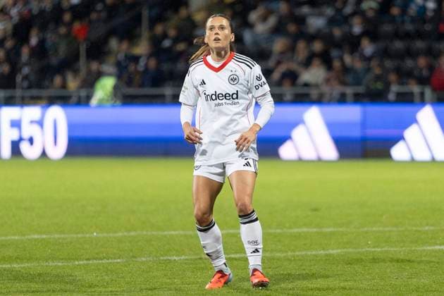 Google Pixel Womens Bundesliga Eintracht Frankfurt RB Leipzig, 22 09 2025 Hayley Raso Eintracht Frankfurt 7 , clipping, portrait portrait, Eintracht Frankfurt RB Leipzig, Frankfurt, Stadion am Brentanobad, 22 9 2025 Copyright: xBEAUTIFULxSPORTS Gawlikx