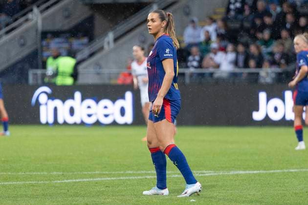 Google Pixel Womens Bundesliga Eintracht Frankfurt RB Leipzig, 22 09 2025 Andrea Norheim RB Leipzig 3 , clipping, portrait portrait, Eintracht Frankfurt RB Leipzig, Frankfurt, Stadion am Brentanobad, 22 9 2025 Copyright: xBEAUTIFULxSPORTS Gawlikx
