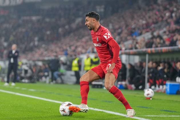Vincenzo Grifo SC Freiburg, 32 on the ball , Germany, Football, UEFA Europa League, Matchday 1, League phase, 2025 2026, SC Freiburg vs FC Basel, 24 09 2025, Europa Park Stadion, Freiburg, Germany Freiburg Europa Park Stadion Baden Württemberg Germany Copyright: xArnexAmbergx