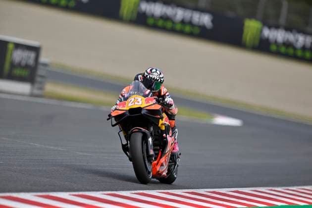 MOTO - MOTO GP - GRAND PRIX OF JAPAN 2025 23 BASTIANINI Enea (ita), Red Bull KTM Tech 3, KTM RC16, action during the 2025 MotoGP Motul Grand Prix of Japan on the Twin Ring Motegi Circuit from September 26 to 28, At Motegi, Japan - MotegiJapan Copyright: xGIGIxSOLDANOx