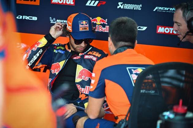 MOTO - MOTO GP - GRAND PRIX OF JAPAN 2025 BASTIANINI Enea (ita), Red Bull KTM Tech 3, KTM RC16, portrait during the 2025 MotoGP Motul Grand Prix of Japan on the Twin Ring Motegi Circuit from September 26 to 28, At Motegi, Japan - MotegiJapan Copyright: xGIGIxSOLDANOx