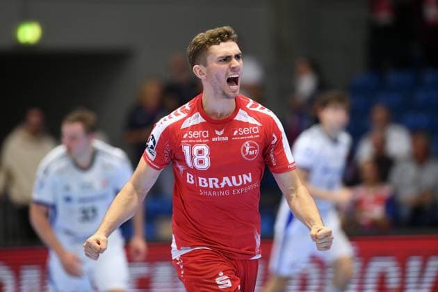 Florian Drosten MT Melsungen 18 , GER, MT Melsungen Handball Sport Verein Hamburg, Handball, 1 Bundesliga, Matchday 6, Season 2025 2026, 26 09 2025, GER, MT Melsungen HSV Hamburg, Handball, 1 Bundesliga, Matchday 6, Season 2025 2026, 26 09 2025 Kassel Copyright: xEibner-Pressefotox xRolandxSippelx EP_RSL