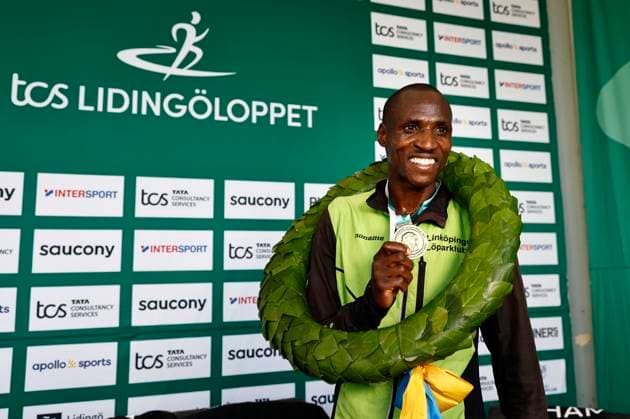 250927 Winner Lidingöloppet Men 30 km William Nyarondia Morwabe Kenya on September 27, 2025 on Lidingö  Copyright: PETERxHOLGERSSON BB250927PH046
