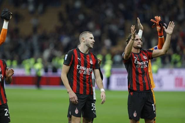 AC Milan s STRAHINJA PAVLOVIC during the Italian Serie A Enilive soccer championship football match between AC Milan and SSC Napoli at San Siro Stadium on September 28th, 2025, Milan, Italy  Copyright: xMattiaxRadoni IPAxSportx xipa-agency.netx xx IPA_65890768 IPA_Agency_IPA65890768