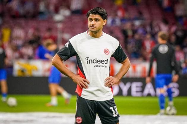 UEFA Champions League 2025 26, Matchday 2 Atletico Madrid vs Eintracht Frankfurt Riyadh Air Metropolitano Madrid, Spain Mahmoud Dahoud Eintracht Frankfurt, 18 Copyright: xJOERANxSTEINSIEKx