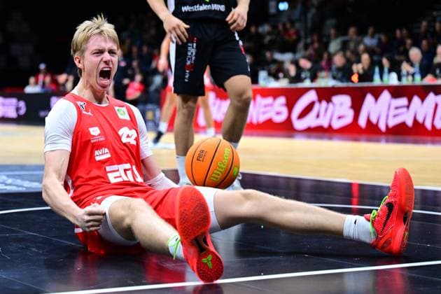 05 10 2025 Basketball Season 2025 2026 2 Bundesliga Pro A 2 Matchday Nuremberg Falcons Basketball Club NBC Paderborn Baskets AlSch xalxscx Trevor Baskin 22, Nuremberg Falcons BC NBC