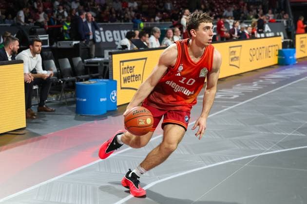 Justinian Jessup FC Bayern Basketball, 10 with ball, GER, FC Bayern Basketball vs Veolia Towers Hamburg, Basketball, easycredit Basketball Bundesliga, Matchday 3, Season 2025 2026, 05 10 2025, GER, FC Bayern Basketball vs Veolia Towers Hamburg, Basketball, easycredit Basketball Bundesliga, Matchday 3, Season 2025 2026, 05 10 2025 Muenchen Copyright: xEibner-Pressefoto JennixMaulx EP_JML