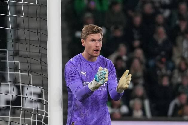 Moritz Nicolas Borussia Mönchengladbach, 33 , Germany, Football, 1 Bundesliga, Matchday 6, 2025 2026, Borussia Mönchengladbach vs SC Freiburg, 05 10 2025, BORUSSIA PARK, Mönchengladbach, Germany DFL REGULATIONS PROHIBIT ANY USE OF PHOTOGRAPHS AS IMAGE SEQUENCES AND OR QUASI VIDEO Mönchengladbach BORUSSIA PARK North Rhine-Westphalia Germany Copyright: xArnexAmbergx