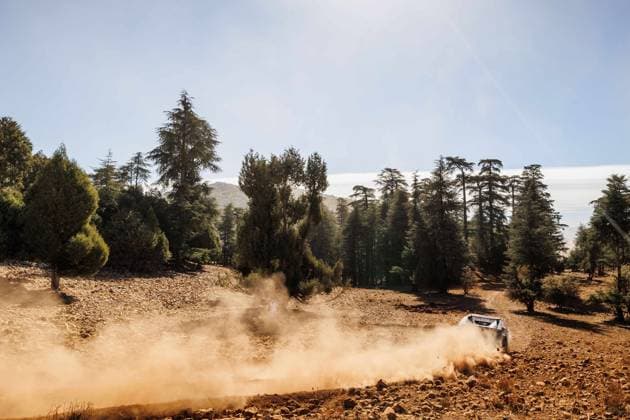 W2RC - RALLYE DU MAROC 2025 200 AL-ATTIYAH Nasser (QAT), LURQUIN Fabian (BEL), The Dacia Sandriders, Dacia Sandrider, FIA W2RC, Ultimate T1+, action, during the Private of the Rallye du Maroc 2025, 5th round of the 2025 WR2C from October 9 to 10, 2025 in Arzou, Morocco - ArzouMorocco Copyright: xFREDERICxLExFLOCxHx