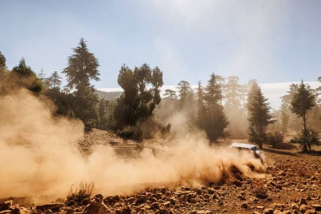 W2RC - RALLYE DU MAROC 2025 226 EKSTRÖM Mattias (SWE), BERGKVIST Emil (SWE), Ford M Ford Raptor, FIA W2RC, Ultimate T1+, action, during the Private of the Rallye du Maroc 2025, 5th round of the 2025 WR2C from October 9 to 10, 2025 in Arzou, Morocco - ArzouMorocco  Copyright: xFREDERICxLExFLOCxHx