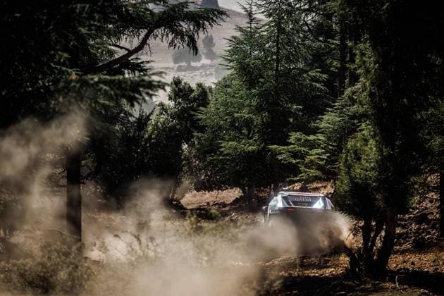 W2RC - RALLYE DU MAROC 2025 200 AL-ATTIYAH Nasser (QAT), LURQUIN Fabian (BEL), The Dacia Sandriders, Dacia Sandrider, FIA W2RC, Ultimate T1+, action, during the Private of the Rallye du Maroc 2025, 5th round of the 2025 WR2C from October 9 to 10, 2025 in Arzou, Morocco - ArzouMorocco Copyright: xFREDERICxLExFLOCxHx