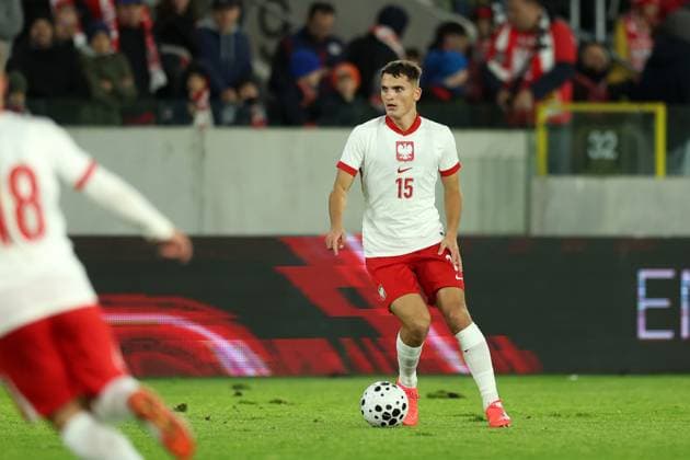 KATOWICE 10.10.2025 MECZ ELIMINACJE MLODZIEZOWYCH MISTRZOSTW EUROPY U21, U 21 GRUPA E: POLSKA - CZARNOGORA 2:0 --- UEFA EUROPEAN UNDER-21 CHAMPIONSHIP 2027 QUALIFYING ROUND FOOTBALL GROUP E MATCH: POLAND - MONTENEGRO 2:0 FILIP KOCABA FOT. PIOTR KUCZA FOTOPYK NEWSPIX.PL --- newspix.pl POLAND OUT!