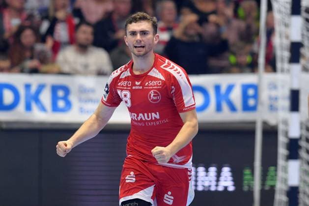 Florian Drosten MT Melsungen 18 , GER, MT Melsungen SC DHfK Leipzig, Handball, 1 Bundesliga, Matchday 8, Season 2025 2026, 10 10 2025, GER, MT Melsungen SC DHfK Leipzig, Handball, 1 Bundesliga, Matchday 8, Season 2025 2026, 10 10 2025 Kassel Copyright: xEibner-Pressefotox xRolandxSippelx EP_RSL