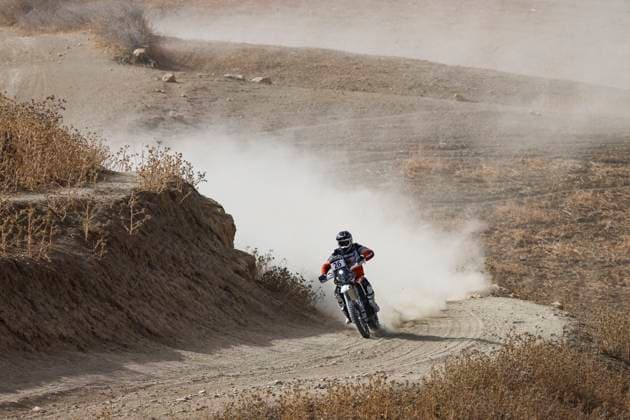 W2RC - RALLYE DU MAROC 2025 26 DABROWSKI Konrad (POL), Duust Rally Team, KTM 450 Rally Factory Replica, FIM W2RC, Rally2 Junior, action during the Prologue of the Rallye du Maroc 2025, 5th round of the 2025 WR2C on October 12, 2025 in Fes, Morocco - FesMorocco Copyright: xJULIENxDELFOSSEx