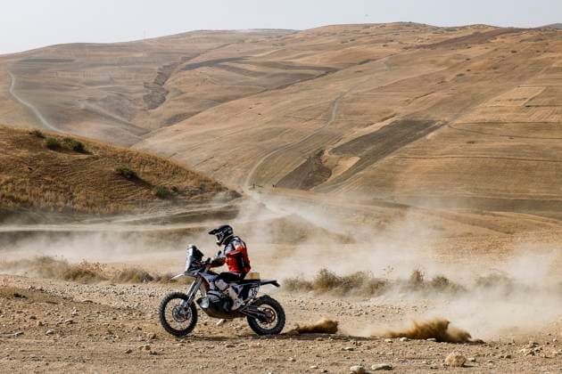 W2RC - RALLYE DU MAROC 2025 26 DABROWSKI Konrad (POL), Duust Rally Team, KTM 450 Rally Factory Replica, FIM W2RC, Rally2 Junior, action during the Prologue of the Rallye du Maroc 2025, 5th round of the 2025 WR2C on October 12, 2025 in Fes, Morocco - FesMorocco Copyright: xJULIENxDELFOSSEx