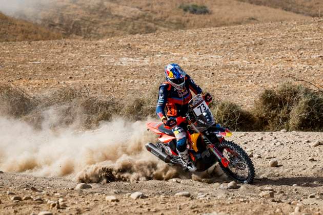 W2RC - RALLYE DU MAROC 2025 73 CANET Edgar (ESP), Red Bull KTM Factory Racing, KTM 450 Rally Factory, FIM W2RC, Rally2 Junior, action during the Prologue of the Rallye du Maroc 2025, 5th round of the 2025 WR2C on October 12, 2025 in Fes, Morocco - FesMorocco  Copyright: xJULIENxDELFOSSEx