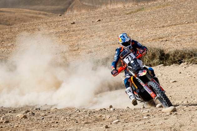 W2RC - RALLYE DU MAROC 2025 73 CANET Edgar (ESP), Red Bull KTM Factory Racing, KTM 450 Rally Factory, FIM W2RC, Rally2 Junior, action during the Prologue of the Rallye du Maroc 2025, 5th round of the 2025 WR2C on October 12, 2025 in Fes, Morocco - FesMorocco Copyright: xJULIENxDELFOSSEx