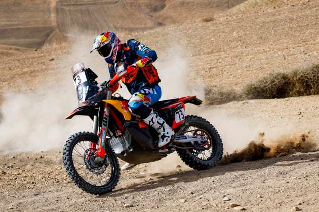 W2RC - RALLYE DU MAROC 2025 73 CANET Edgar (ESP), Red Bull KTM Factory Racing, KTM 450 Rally Factory, FIM W2RC, Rally2 Junior, action during the Prologue of the Rallye du Maroc 2025, 5th round of the 2025 WR2C on October 12, 2025 in Fes, Morocco - FesMorocco Copyright: xJULIENxDELFOSSEx