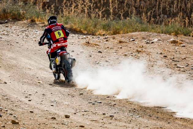 W2RC - RALLYE DU MAROC 2025 09 BRABEC Ricky (USA), Monster Energy Honda HRC, Honda CRF 450, FIM W2RC, RallyGP, action during the Prologue of the Rallye du Maroc 2025, 5th round of the 2025 WR2C on October 12, 2025 in Fes, Morocco - FesMorocco  Copyright: xJULIENxDELFOSSEx