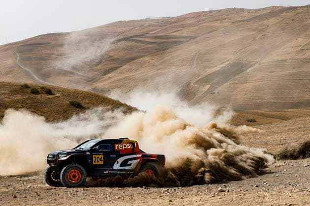 W2RC - RALLYE DU MAROC 2025 204 LATEGAN Henk (RSA), CUMMINGS Brett (RSA), Toyota Gazoo Racing W2RC, Toyota Hilux, FIA W2RC, Ultimate T1+, action during the Prologue of the Rallye du Maroc 2025, 5th round of the 2025 WR2C on October 12, 2025 in Fes, Morocco - FesMorocco  Copyright: xJULIENxDELFOSSEx