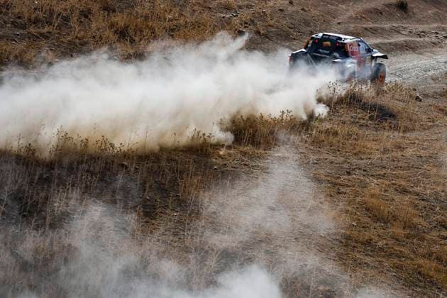 W2RC - RALLYE DU MAROC 2025 204 LATEGAN Henk (RSA), CUMMINGS Brett (RSA), Toyota Gazoo Racing W2RC, Toyota Hilux, FIA W2RC, Ultimate T1+, action during the Prologue of the Rallye du Maroc 2025, 5th round of the 2025 WR2C on October 12, 2025 in Fes, Morocco - FesMorocco  Copyright: xJULIENxDELFOSSEx