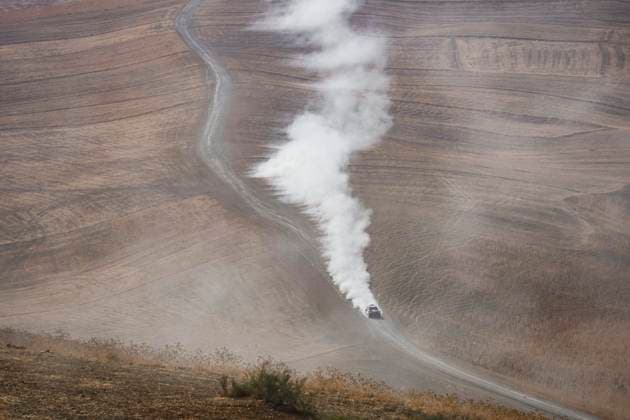 W2RC - RALLYE DU MAROC 2025 205 QUINTERO Seth (USA), SHORT Andrew (USA), Toyota Gazoo Racing W2RC, Toyota Hilux, FIA W2RC, Ultimate T1+, action during the Prologue of the Rallye du Maroc 2025, 5th round of the 2025 WR2C on October 12, 2025 in Fes, Morocco - FesMorocco Copyright: xJULIENxDELFOSSEx