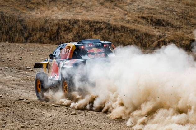 W2RC - RALLYE DU MAROC 2025 205 QUINTERO Seth (USA), SHORT Andrew (USA), Toyota Gazoo Racing W2RC, Toyota Hilux, FIA W2RC, Ultimate T1+, action during the Prologue of the Rallye du Maroc 2025, 5th round of the 2025 WR2C on October 12, 2025 in Fes, Morocco - FesMorocco Copyright: xJULIENxDELFOSSEx