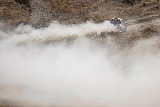W2RC - RALLYE DU MAROC 2025 205 QUINTERO Seth (USA), SHORT Andrew (USA), Toyota Gazoo Racing W2RC, Toyota Hilux, FIA W2RC, Ultimate T1+, action during the Prologue of the Rallye du Maroc 2025, 5th round of the 2025 WR2C on October 12, 2025 in Fes, Morocco - FesMorocco Copyright: xJULIENxDELFOSSEx