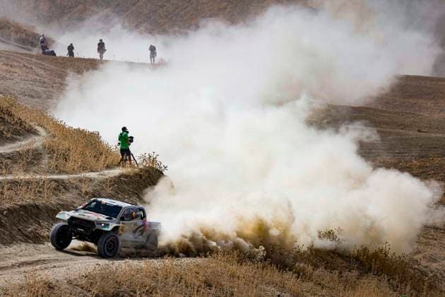 W2RC - RALLYE DU MAROC 2025 240 FERREIRA Joao (POR), PALMEIRO Filipe (POR), Toyota Gazoo Racing, Toyota Hilux IMT Evo, FIA W2RC, Ultimate T1+, action during the Prologue of the Rallye du Maroc 2025, 5th round of the 2025 WR2C on October 12, 2025 in Fes, Morocco - FesMorocco  Copyright: xJULIENxDELFOSSEx