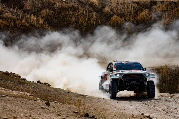 W2RC - RALLYE DU MAROC 2025 240 FERREIRA Joao (POR), PALMEIRO Filipe (POR), Toyota Gazoo Racing, Toyota Hilux IMT Evo, FIA W2RC, Ultimate T1+, action during the Prologue of the Rallye du Maroc 2025, 5th round of the 2025 WR2C on October 12, 2025 in Fes, Morocco - FesMorocco  Copyright: xJULIENxDELFOSSEx