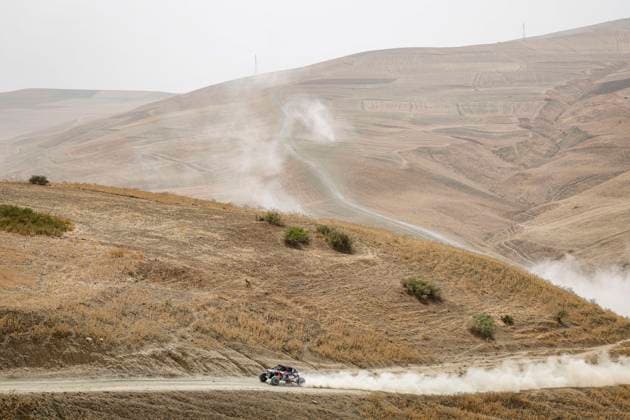 W2RC - RALLYE DU MAROC 2025 301 CAVIGLIASSO Nicolas (ARG), PERTEGARINI Valentina (ARG), Taurus T3Max, BBR Motorsport, FIA W2RC, Challenger T3.1, action during the Prologue of the Rallye du Maroc 2025, 5th round of the 2025 WR2C on October 12, 2025 in Fes, Morocco - FesMorocco Copyright: xJULIENxDELFOSSEx