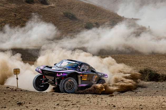W2RC - RALLYE DU MAROC 2025 208 SERRADORI Mathieu (FRA), MINAUDIER Loïc (FRA), Century Racing Factory Team, Century CR7, FIA W2RC, Ultimate T1+, action during the Prologue of the Rallye du Maroc 2025, 5th round of the 2025 WR2C on October 12, 2025 in Fes, Morocco - FesMorocco Copyright: xJULIENxDELFOSSEx