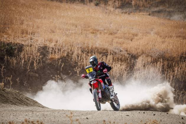 W2RC - RALLYE DU MAROC 2025 09 BRABEC Ricky (USA), Monster Energy Honda HRC, Honda CRF 450, FIM W2RC, RallyGP, action, during the Prologue of the Rallye du Maroc 2025, 5th round of the 2025 WR2C on October 12, 2025 in Fes, Morocco - FesMorocco  Copyright: xFREDERICxLExFLOCxHx